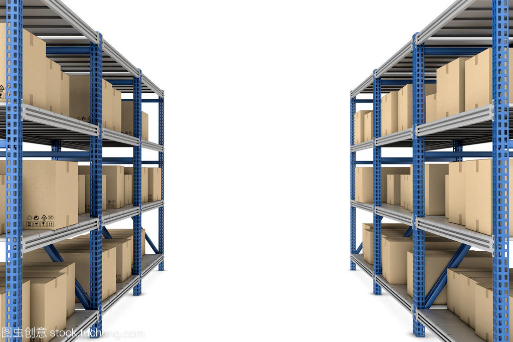 現(xiàn)代倉儲美學(xué) 金屬架與紙板箱的簡約交響